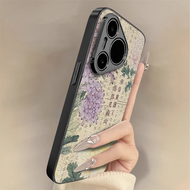 เคสโทรศัพท์แบบเคลือบโลหะสไตล์ย้อนยุคสไตล์วินเทจสำหรับ Huawei Pura80pro Pura70ultra P60 P50 P40 P30 M