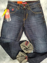 CELANA JEANS PANJANG FAROS SLIM-FIT PRIA DEWASA TERBARU//TERLARIS KEKINIAN Hitam Slimfit