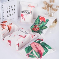 Flamingo Tissue Case Box Container Simple Home Car Towel Napkin Papers Bag Holder Box Case Pouch Table Decor