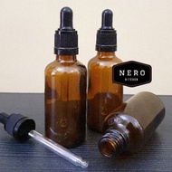 100ml Brown Glass Pipette Bottle / Serum Bottle / Brown Amber Glass Dropper / Essence Oil Bottle / B