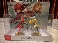 全新 NS 異度神劍 異度之刃 光 焰 amiibo 套裝 Nintendo Switch Xenoblade Pyra Mythra amiibo PVC figure Set 任天堂全明星大亂鬥        ( 有意請先 Read More👇🏻)