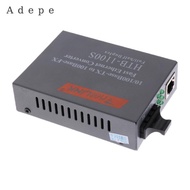 [Adepe] HTB-1100s Fiber Optic Cable Converter SC to Cat.5e  Duplex Single Mode