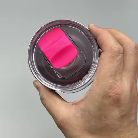 2 Magnetic Replacement Lids for Red Wine Glasses, 12oz Eggshell Cup Lids, 12oz Egg Cup Magnetic Lids