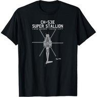 Ch-53E Super Stallion Military Helicopter T-Shirt