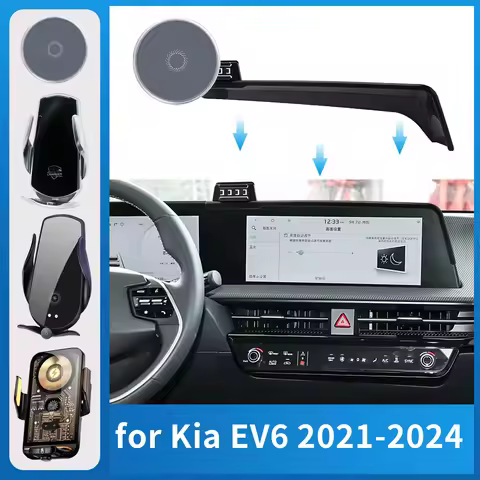 for Kia EV6 2021 2022 2023 2024 GT Line (12.3inch) Car Phone Holder Screen Fixed Navigation Bracket 