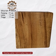 Genuine Teak Wood Light Switch Frame