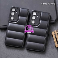 Samsung A35 5G Samsung A55 5G SoftCase Pillow Macaron Black Case Samsung A35 5G Samsung A55 5G