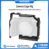 NEEWER CA102 Camera Cage Compatible with Sony a7V a7IV a7RIV a7RV a7SIII a1 Aluminum Alloy Camera Fu