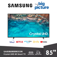 FREE SHIPPING Samsung 4K Smart TV 85 Inch Crystal UHD Television can YouTube Netflix Televisyen Free TV Bracket Hdmi 电视机 UA85BU8000KXXM