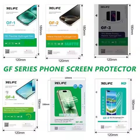 RELIFE GF1 GF2 GF3 GF4 GF9 GF11 7-Inch Hydrogel Film Flexible HD Gaming Matte Anti-Peep Anti-Pressur