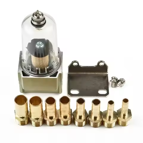 Catch Reservoir Tank Can Diesel Filter Engine oil separator Mounting Bracket Connector Baffled Auto 