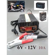 BATTERY CHARGER 6V TO 12V 10A