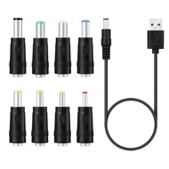 USB 5V Cable 5.5x2.1mm 3.5mm 4.0mm 4.8mm 6.4mm Jack Voltage Boost Charging Cord Step Up Power Converter USB Charger Wire