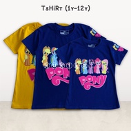 7Y 8Y 9Y 10Y 11Y 12Y | KIDS GIRL TSHIRT | BAJU KIDS TSHIRT | BAJU TSHIRT BUDAK | p0ny