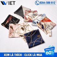 Square Silk Scarf 70x70 cm Turban Neck Scarf, Fashion Bandana Head Scarf (70x70cm)