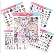 1 Set Of Cute Pattern Luggage Stickers Can Be Attached To 2-3 Suitcases.