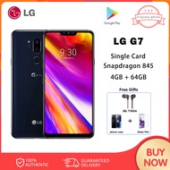 LG G7 ThinQ Smartphone 4GB RAM + 64GB ROM Snapdragon 845 LTE Android Octa Core Rear Camera Dual 16MP 2160P 6.1" Mobile Phone Used