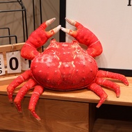 SQ4 Realistic Crab Plushie Plush Doll Sea Crab Snow Crab King Crab Soft Pillow Ornament QS4