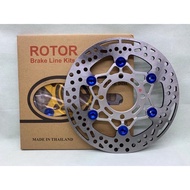 Disc Rotor Star 220mm Floating CNC Rotor Front Disc Brake 220mm - Gold