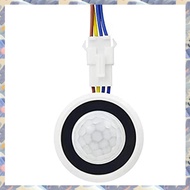 3X Mini Motion Sensor Light Switch 110-220V PIR Sensor Smart Detection Time Delay Adjustable Infrare