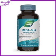 Nature's Way - 超級 DHA 優質魚油 1000 毫克 60 粒軟膠囊 #15682 [原裝平行進口] 此日期前最佳:2026年06月30日
