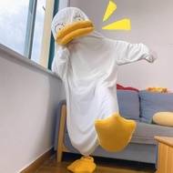 Baju Kostum Onesie Bebek Elizabeth Putih Kuning Anime Gintama Duck Cosplay Party sh kies