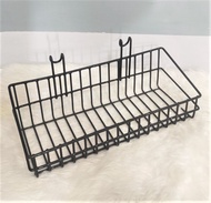 Wire basket Single for Wire mesh - 12 inches Rectangular Wire Basket Storage | Hanging Basket Display Rack Organizer