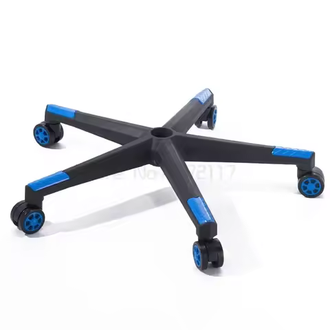 Durable Swivel Chair Base Nylon Five-star Foot with Wheels Office Gaming Chair Replacement Parts Hom