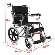 TOP TEAM รถเข็นคนป่วย Forever รุ่น Travel ล้อ16" วีลแชร์ รถเข็นคนพิการ รถเข็นผู้สูงอายุ wheelchair