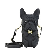 香港Adamo 3D Bag法國鬥牛犬單肩包法鬥老虎狗斜挎包可愛動物女包