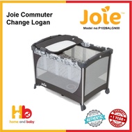 Joie Commuter Change Travel Cot - Logan Color (1 Year Warranty)