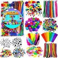 GoodyKing Arts and Crafts Supplies for Kids - 1170Pcs+ Craft Art Supply Kit for Toddlers Kids Craft Supplies &amp; Materials Age 4 5 6 7 8 9 - All in One D.I.Y. Crafting School Supplies (Large)