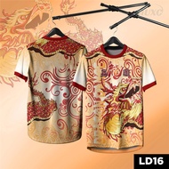 2026 New Year Chinese Lion Dance Dragon Dance Lion T-shirt Lion Dance Team Men's Short Sleeve Custom