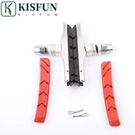 KISFUN Bicycle Brake Pads Bicycle Parts Bicycle Accessory Aluminum Rubber Sheet Replaceable Bicycle 