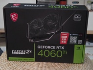 MSI RTX 4060 Ti Ventus 2X Black OC 8G
