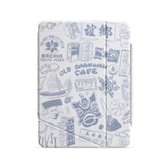 TOMTOC (USA) ULTRA SLIM LIGHTWEIGHT MAGNETIC IPAK 10.9- PRO 11INCH LEATHER CASE (IPAK AIR 4 5) LIGHT