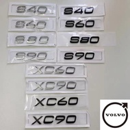 VOLVO XC90 XC60 V40 V60 S60L rear logo Volvo logo T4 T5 T6 B3 B4 B5 B6 B8 AWD letter ABS 3D badge ta