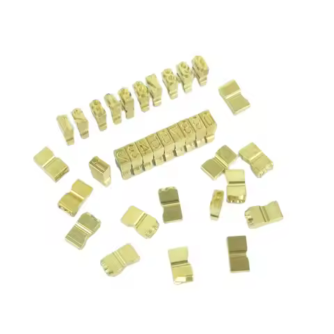 BateRpak FR-900 Continous Sealing Machine Convex concave Brass Letters,Emboss Deboss Date Letters 3X