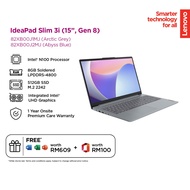 LENOVO IDEAPAD SLIM 3 15IAN8 82XB00J1MJ/82XB00J2MJ LAPTOP ( INTEL N100 ,8GB RAM, 512GB SSD,UHD, 15.3