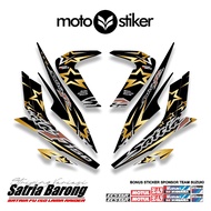 SATRIA F150 STRIPING MOTIF 18 / MOTOSTICKER / ECSTAR / SATRIA FU BARONGA 2012 / STICKER / STICKER
