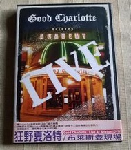 GOOD CHARLOTTE 狂野夏洛特/LIVE AT BRIXTON 布萊斯登現場 DVD ，全新未拆封