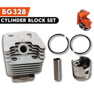 Premium Quality 328 Cylinder Block Kit Brush Cutter Mesin Rumput 36MM Tanika Taneka Tanaka Okazawa O