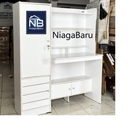 Meja Belajar Minimalis Putih MBB KARIN Gstar Olympic Khusus Bogor