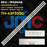 BACKLIGHT TV PANASONIC 43 Inch TH-43F305G APTLB17076-43-1.3