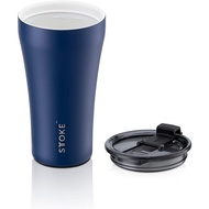 Sttoke Leakproof Ceramic Reusable Coffee Cup 12 oz - Magnetic Blue