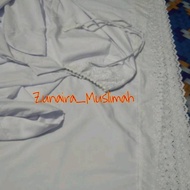 best MUKENA TERUSAN KATUN | MARYAM MUKENA DEWASA PUTIH murah