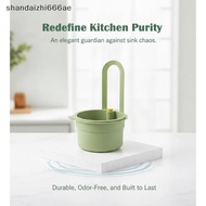 shandaizhi666ae Hanging Sink Draining Basket Openable Bottom Cover Detachable Kitchen Food Residue F