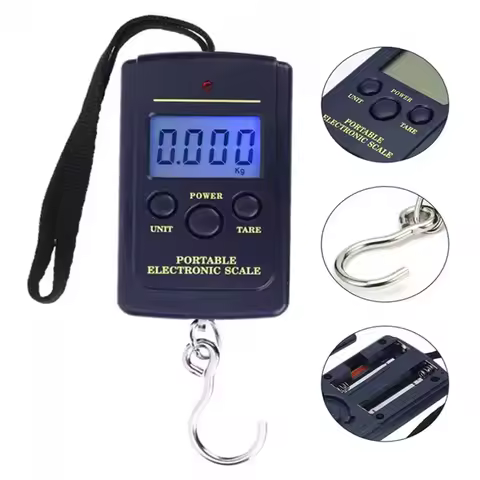 Multifunctional Mini 40kg/10g Electronic Hanging Fishing Luggage Portable Digital Handy Pocket Weigh