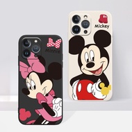 การ์ตูน Mickey Mouse เคสโทรศัพท์มินนี่สำหรับ VIVO V23E / V23 / V20 Pro / V15 / V15 Pro / V17 / V19 / V20 / V20 Se/ V21 / S1 / S1 Pro แฟชั่นเคสป้องกันน่ารักเป็นคู่แฟชั่นกันกระแทก