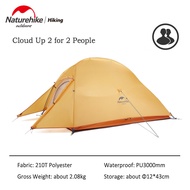 Naturehike Cloud Up Series Upgraded Tent 1-3 Person PU4000mm+ 20D Silicone Fabric Double-layer Campi